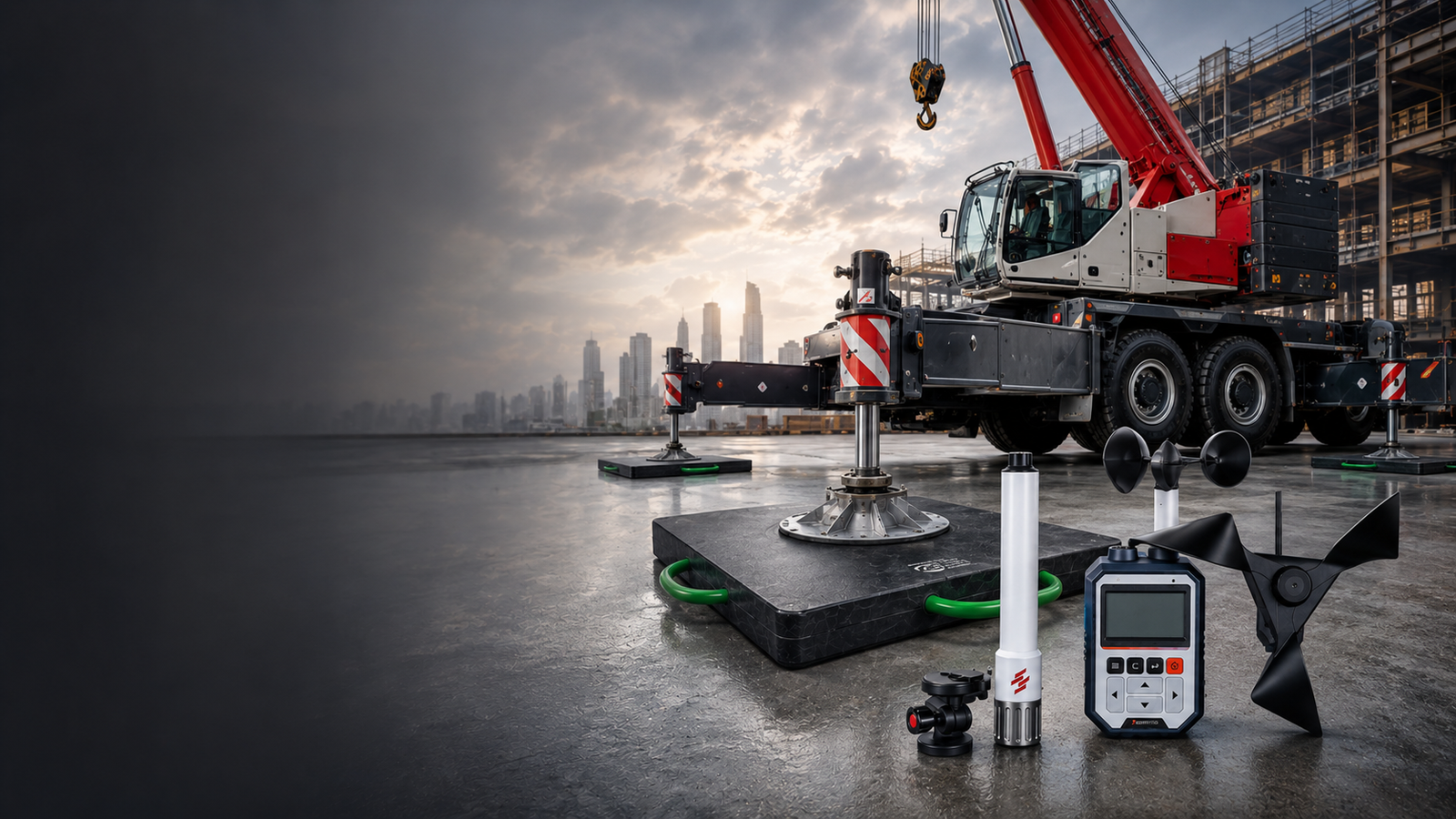 Outrigger Pads & Wireless Anemometers