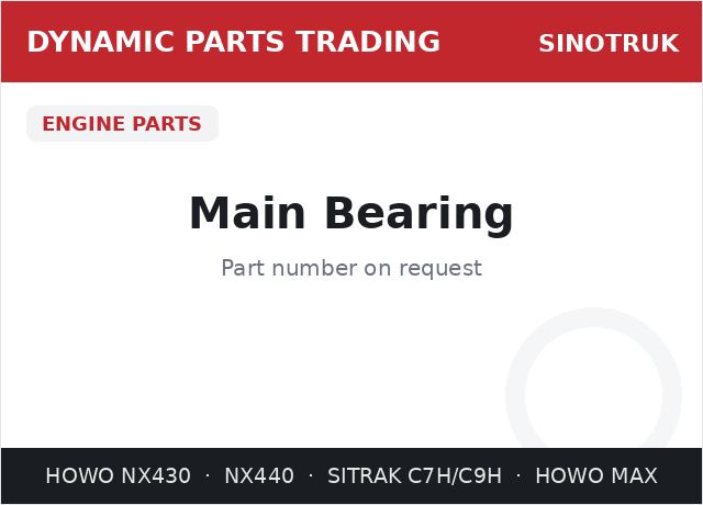 Main Bearing