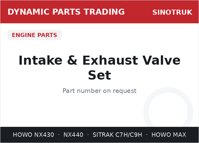 Intake & Exhaust Valve Set