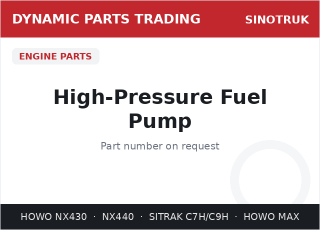 High-Pressure Fuel Pump