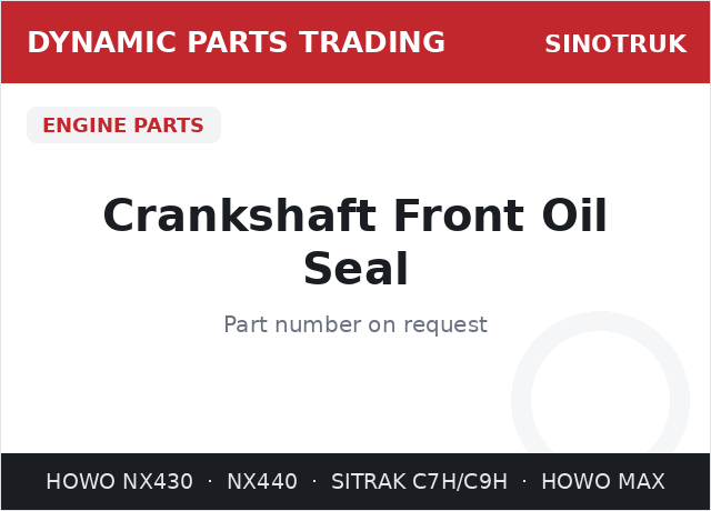 Crankshaft Front Oil Seal