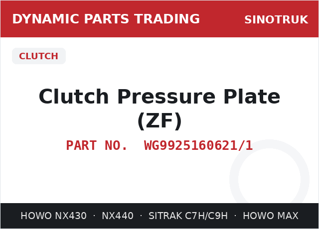 Clutch Pressure Plate (ZF)