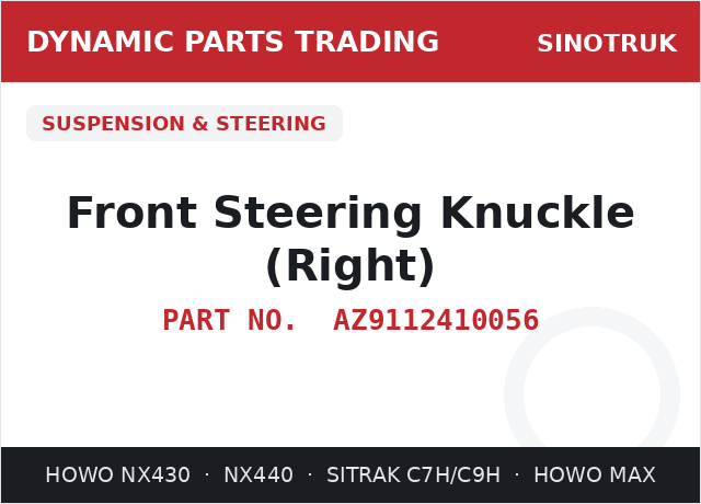 Front Steering Knuckle (Right)