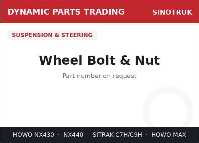 Wheel Bolt & Nut