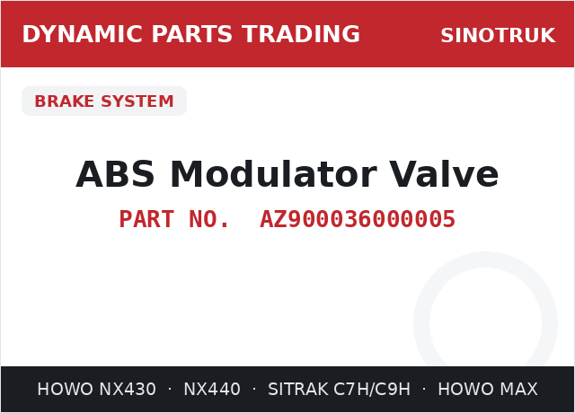 ABS Modulator Valve