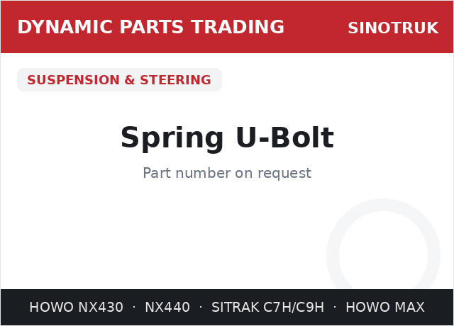 Spring U-Bolt
