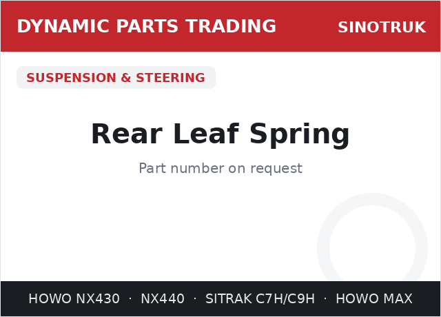 Rear Leaf Spring