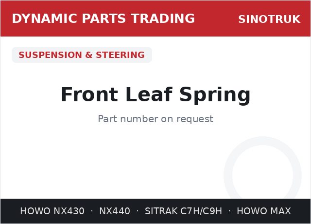 Front Leaf Spring