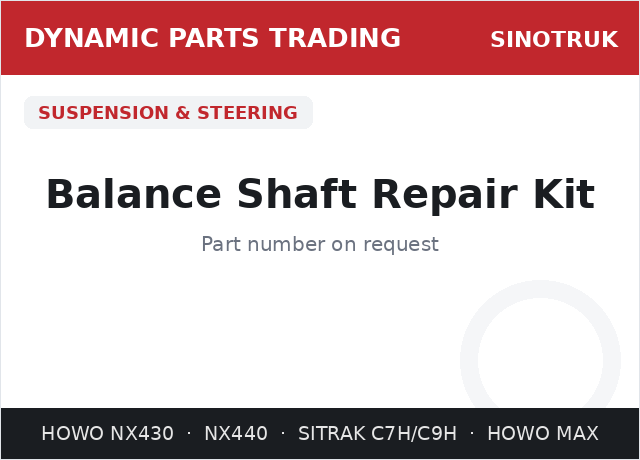 Balance Shaft Repair Kit