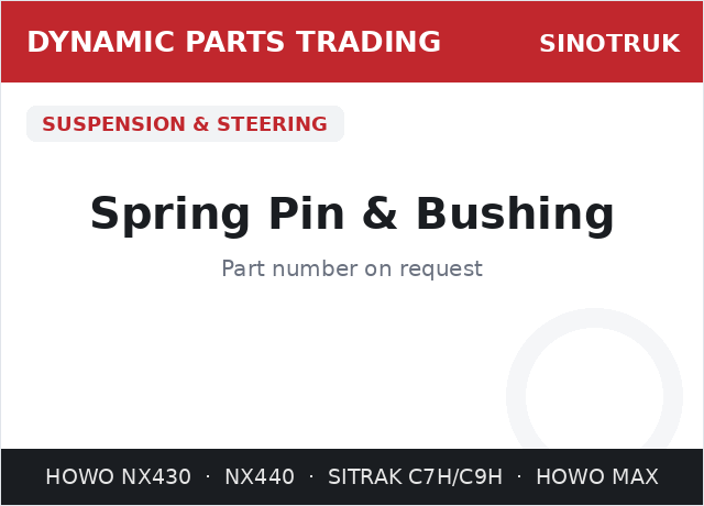 Spring Pin & Bushing