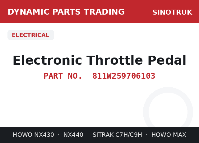 Electronic Throttle Pedal