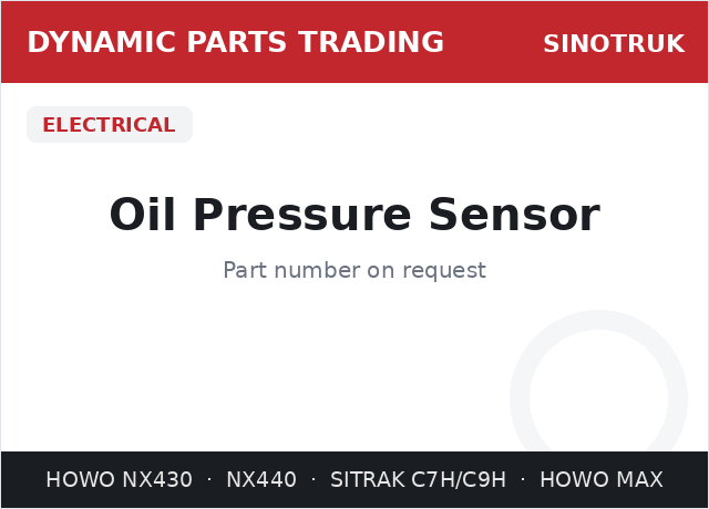 Oil Pressure Sensor