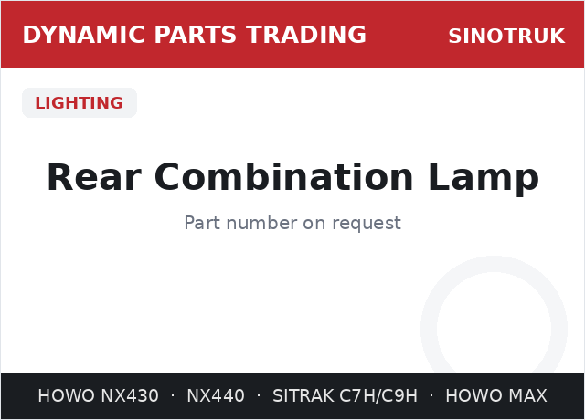Rear Combination Lamp