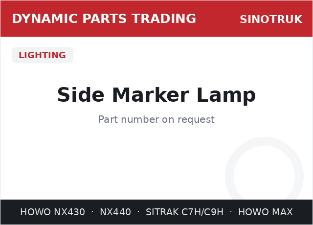 Side Marker Lamp