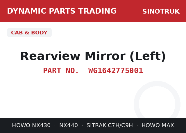 Rearview Mirror (Left)