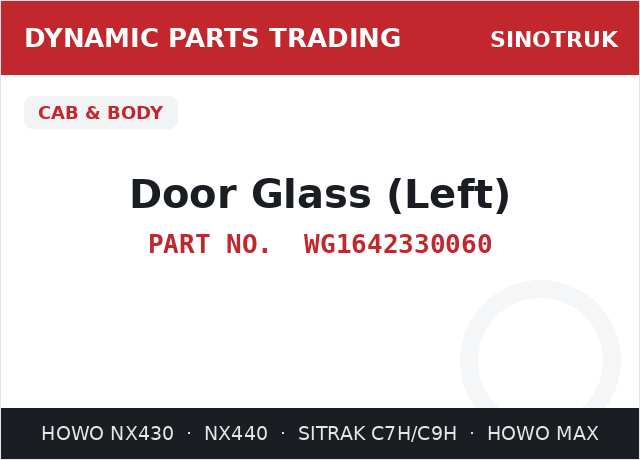 Door Glass (Left)