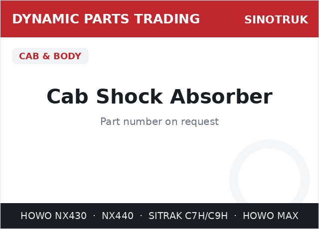 Cab Shock Absorber