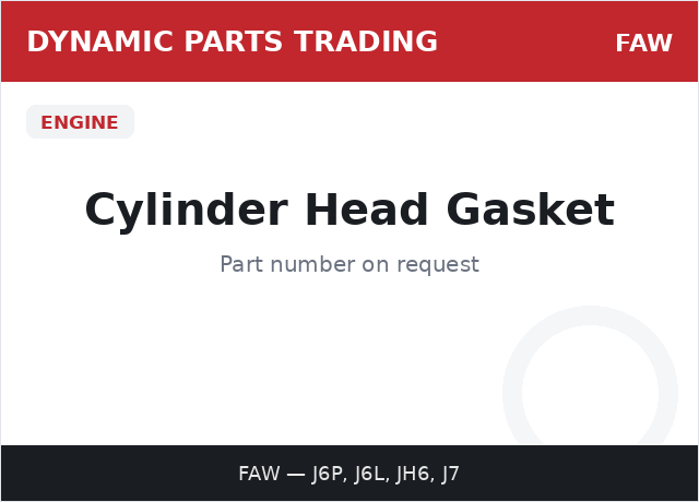 Cylinder Head Gasket — FAW