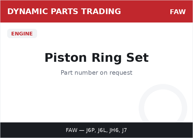 Piston Ring Set — FAW
