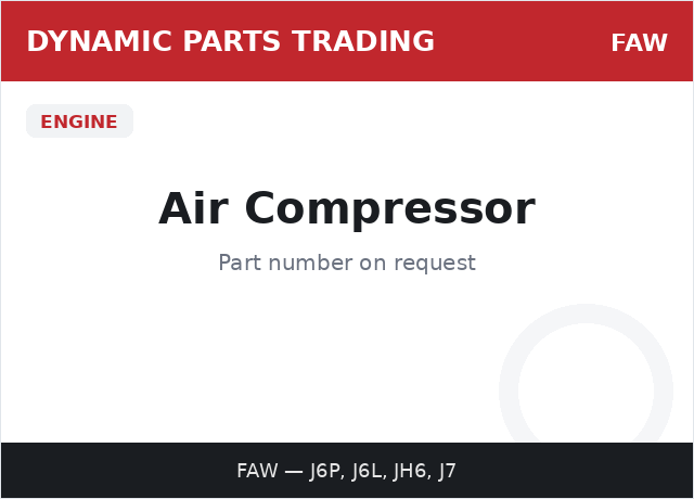 Air Compressor — FAW