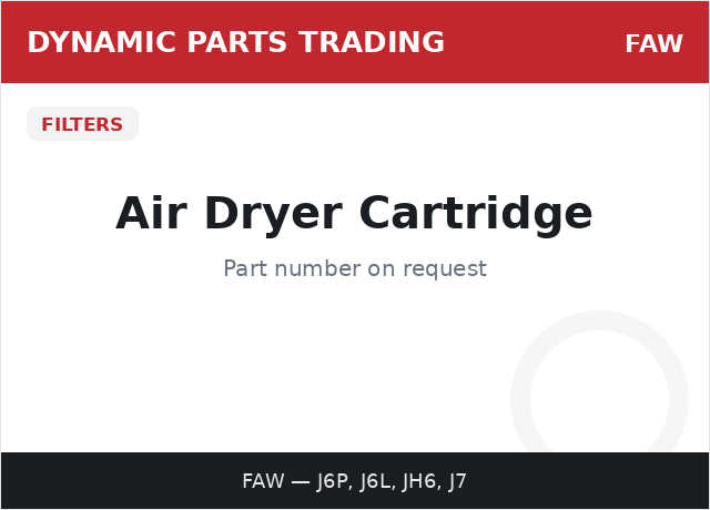 Air Dryer Cartridge — FAW