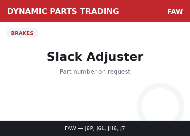 Slack Adjuster — FAW