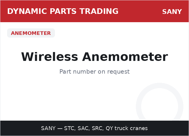 Wireless Anemometer — SANY