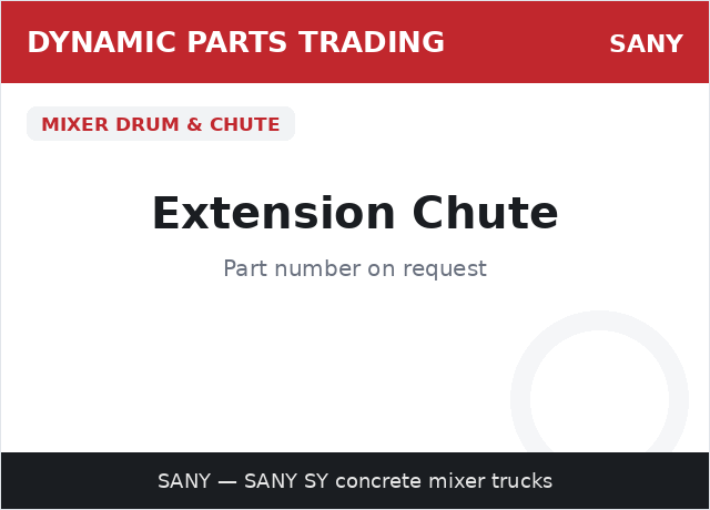 Extension Chute — SANY