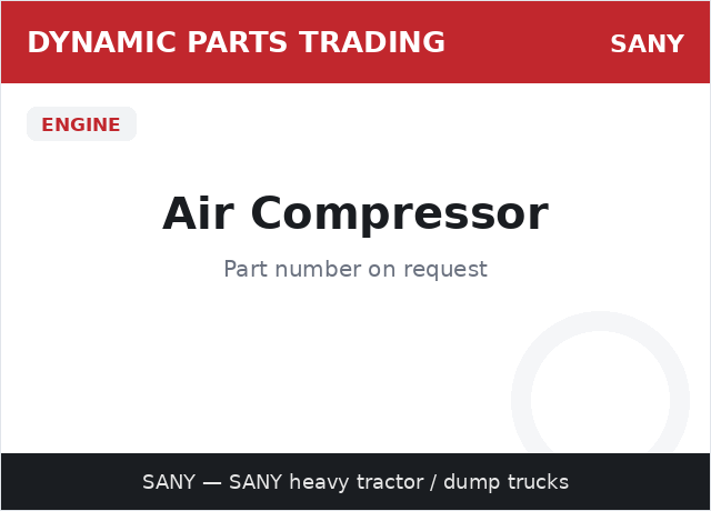 Air Compressor — SANY