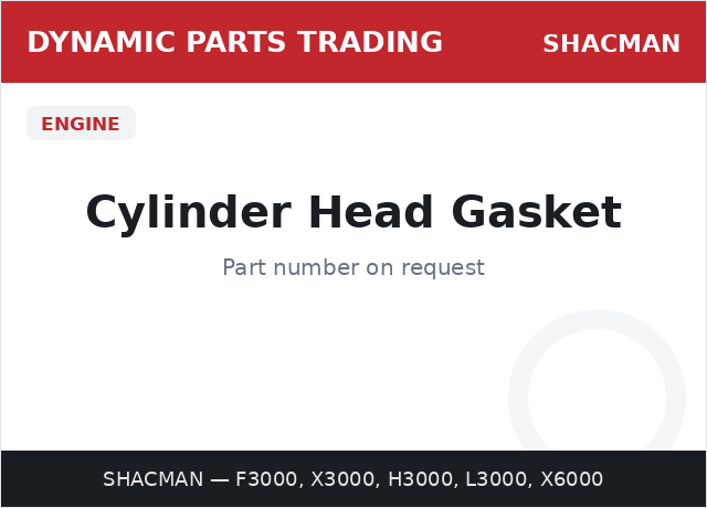 Cylinder Head Gasket — SHACMAN