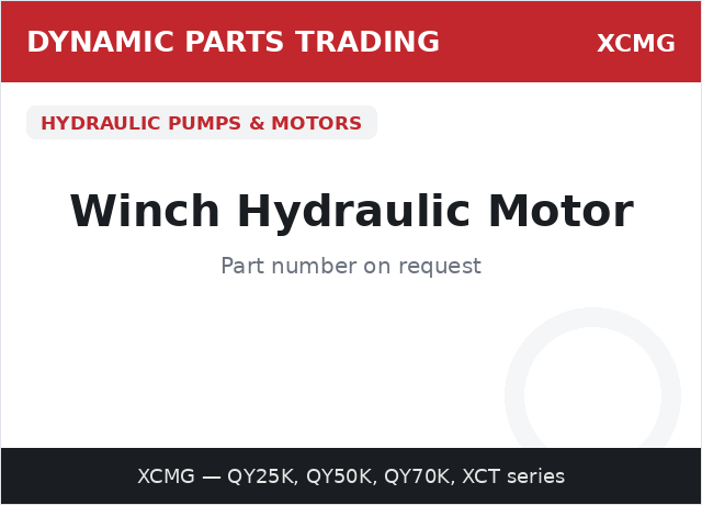 Winch Hydraulic Motor — XCMG