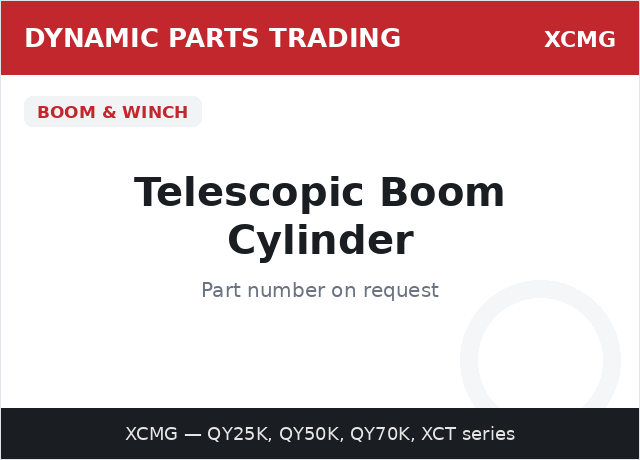 Telescopic Boom Cylinder — XCMG