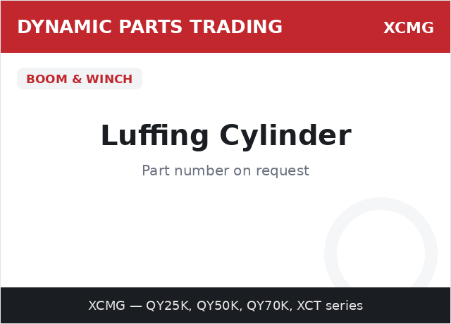 Luffing Cylinder — XCMG