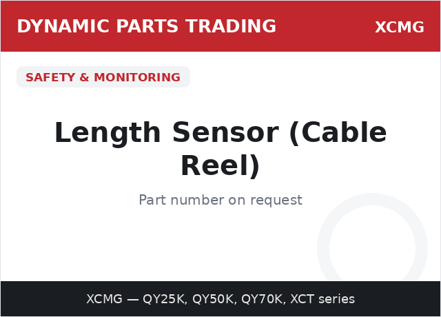 Length Sensor (Cable Reel) — XCMG