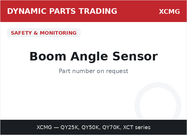 Boom Angle Sensor — XCMG