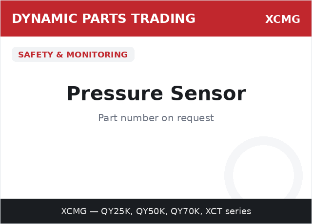 Pressure Sensor — XCMG