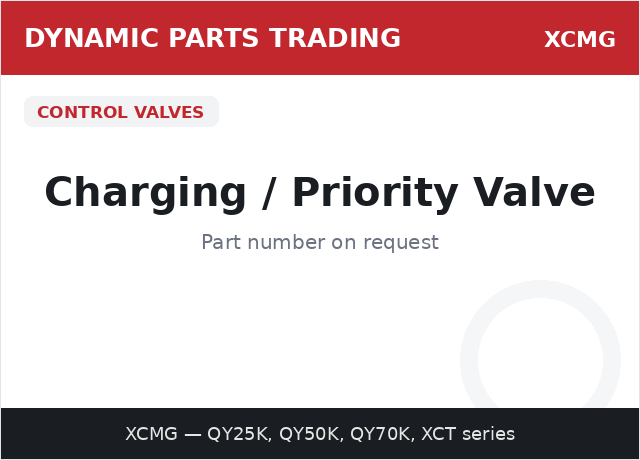 Charging / Priority Valve — XCMG