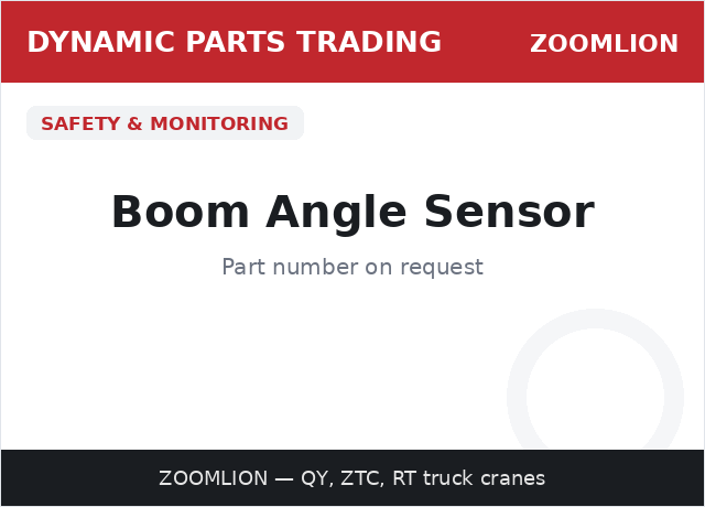 Boom Angle Sensor — ZOOMLION