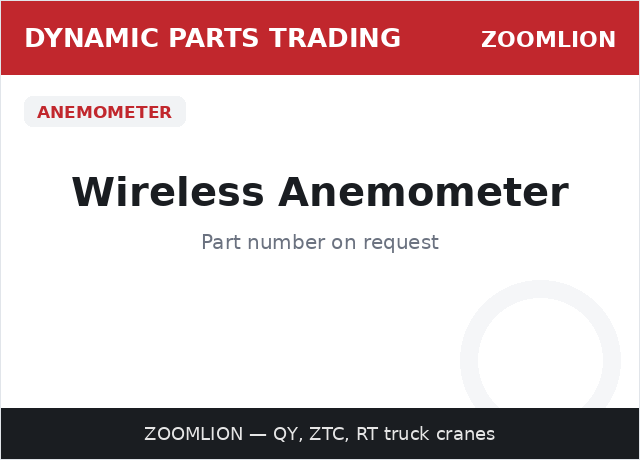 Wireless Anemometer — ZOOMLION